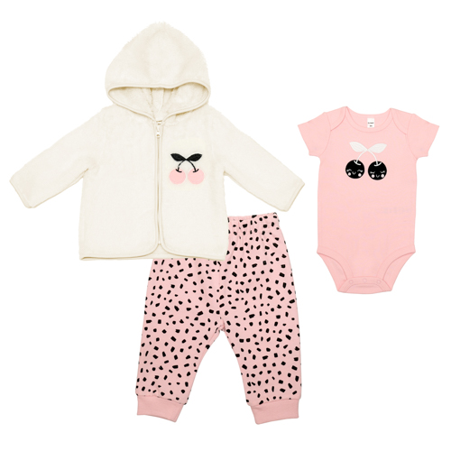 Baby clothing set white background product photography