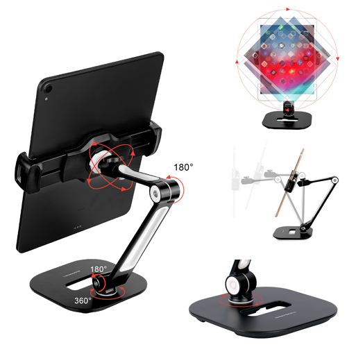 Tablet stand 360-degree rotation Amazon infographic design