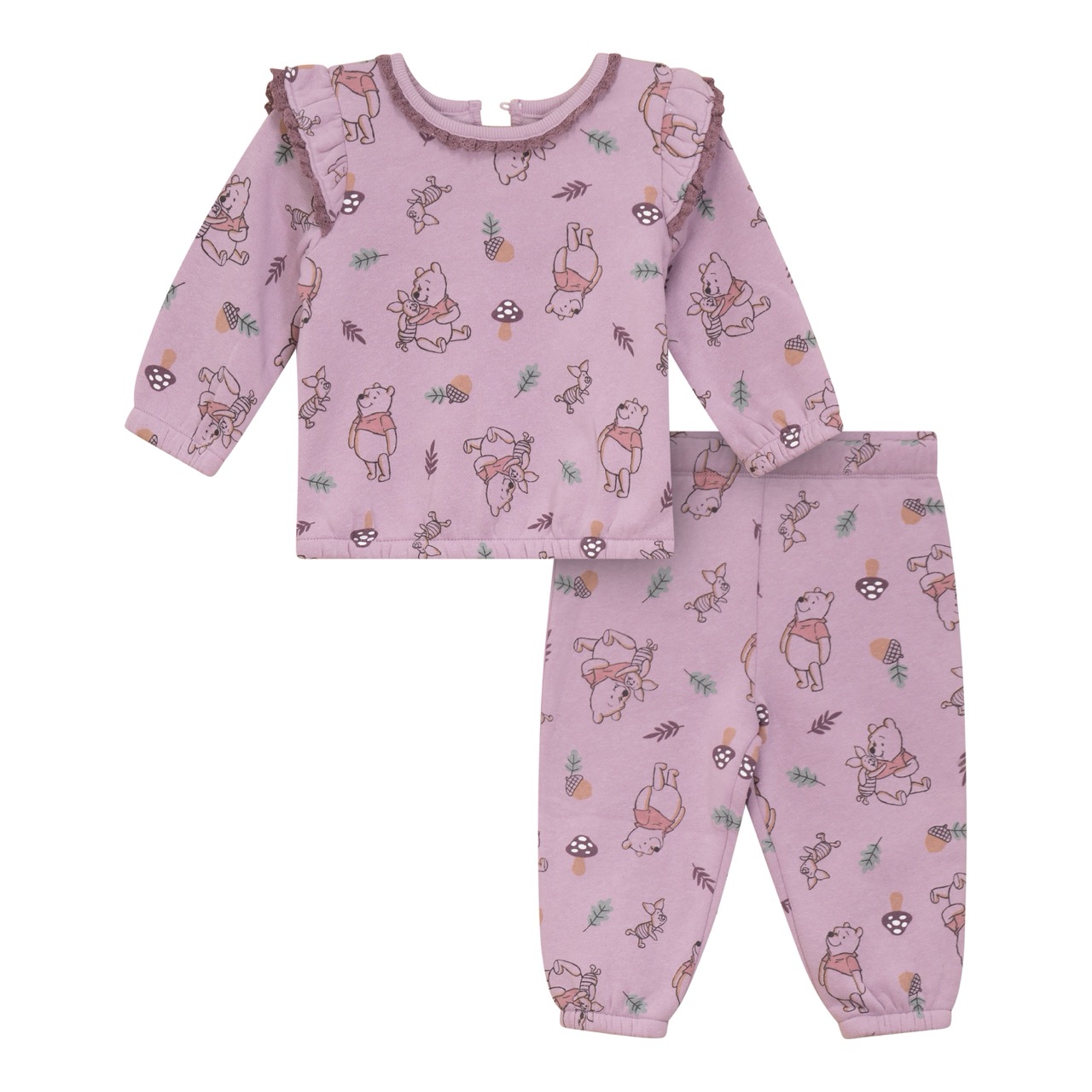Winnie the Pooh baby pajama set Amazon listing photography