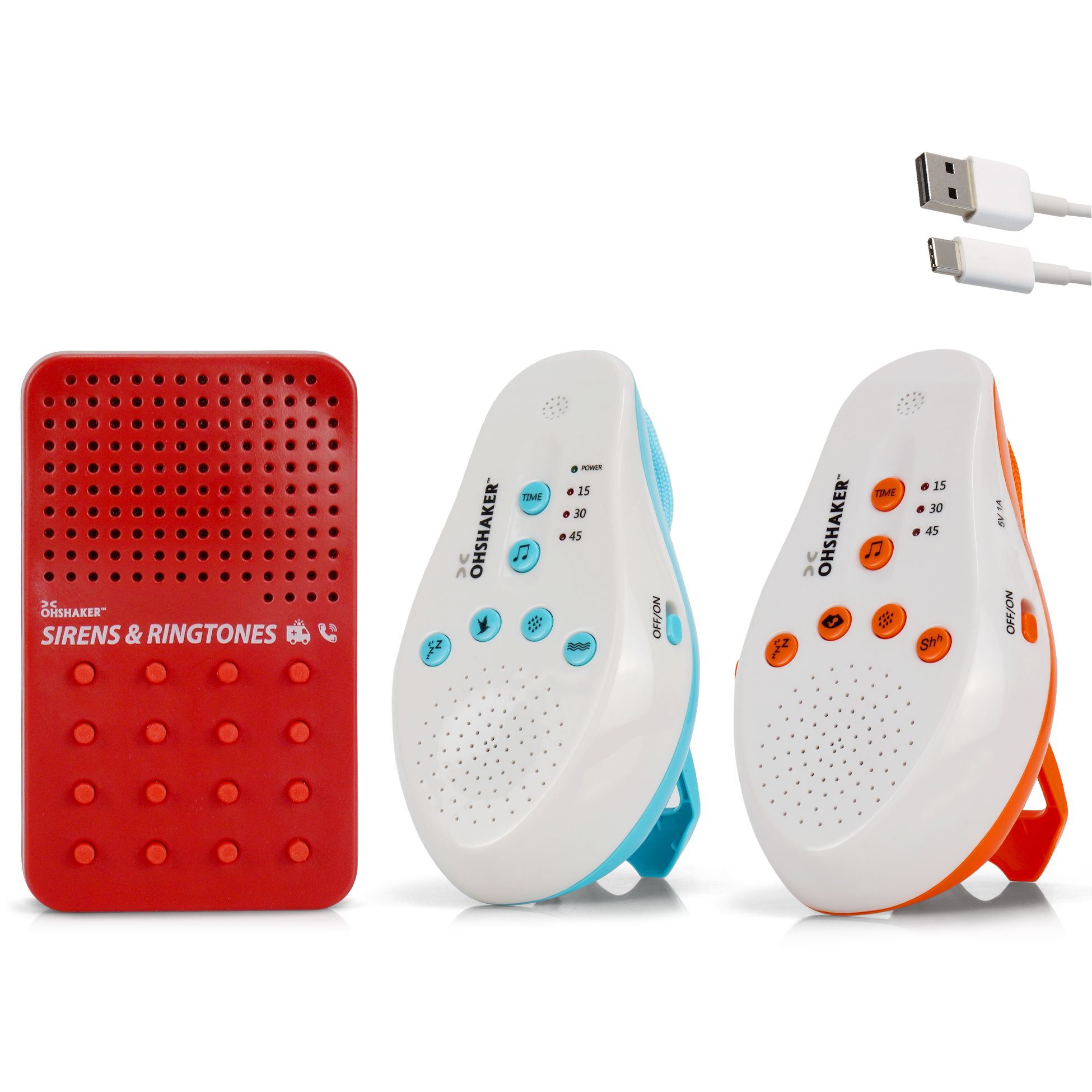 OHSHAKER speaker collection on white